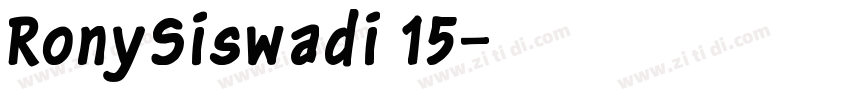 RonySiswadi 15字体转换